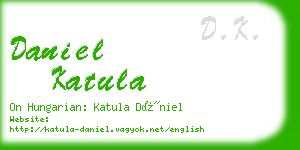 daniel katula business card